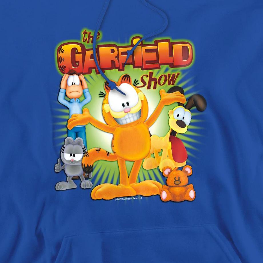 Garfield The Show Felpa Con Cappuccio  