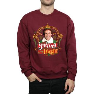 Elf Smiling Is My Favorite Sweatshirt  