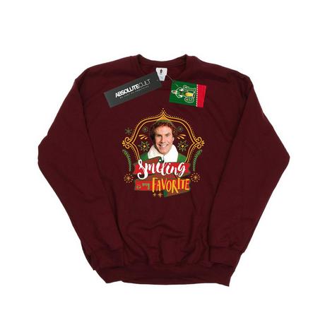 Elf Smiling Is My Favorite Sweatshirt  