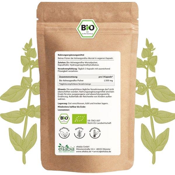 Eltabia  Bio Ashwagandha Kapseln 