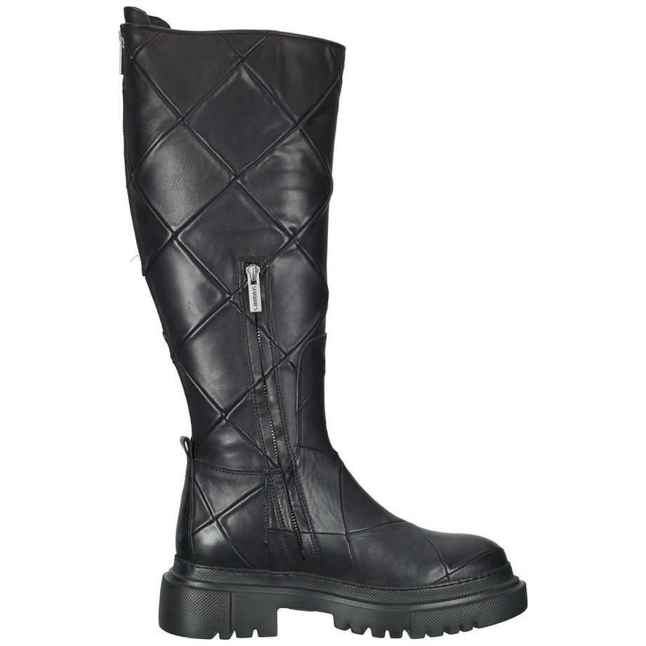 Shabbies Amsterdam Gesteppte Knielange Stiefel mit Kräftiger Sohle  