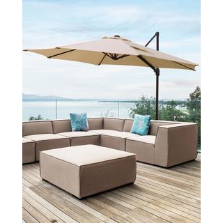 Beliani Parasol suspendu en Polyester Moderne SAVONA II  