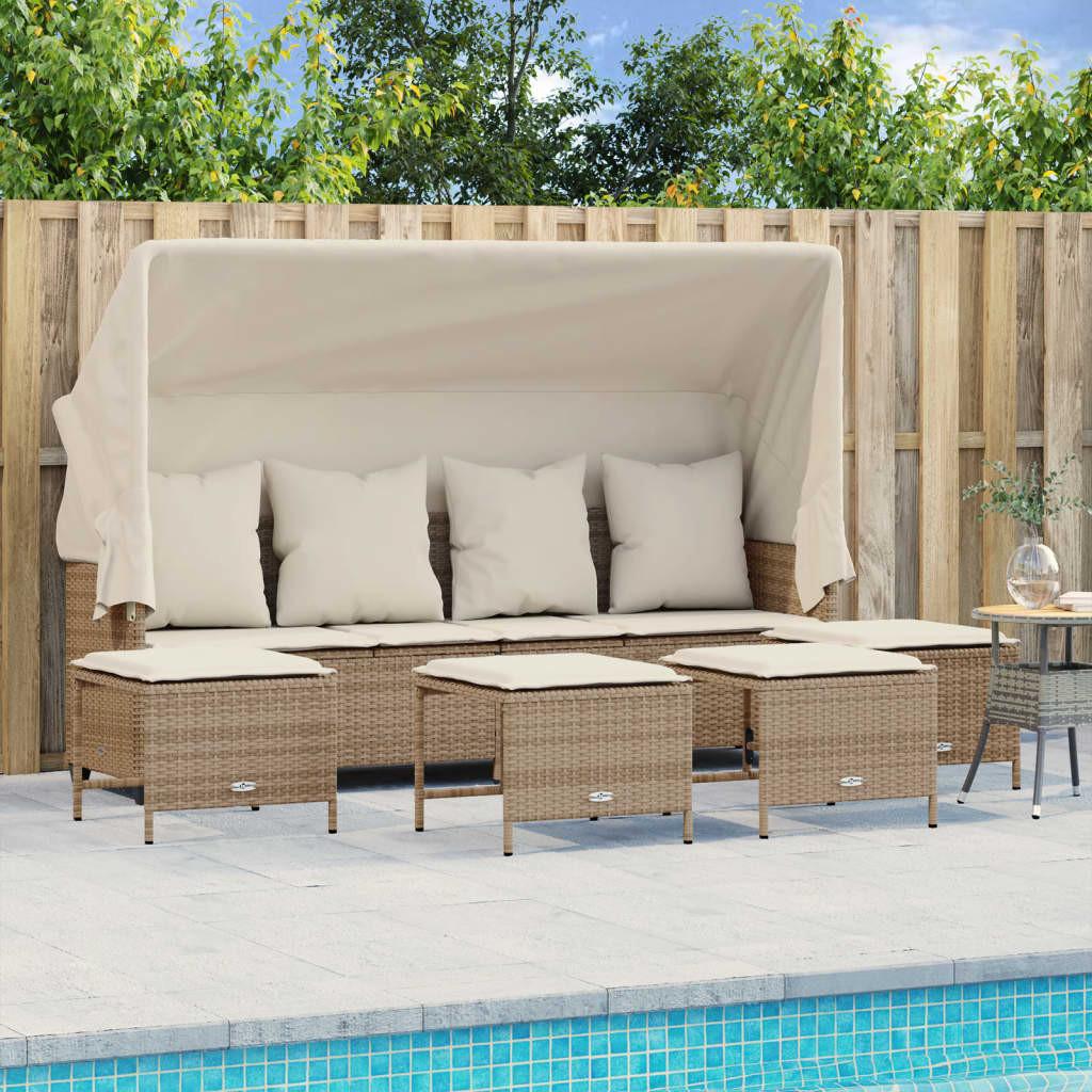 VidaXL Garten sofagarnitur poly-rattan  