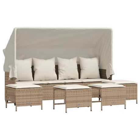 VidaXL Garten sofagarnitur poly-rattan  