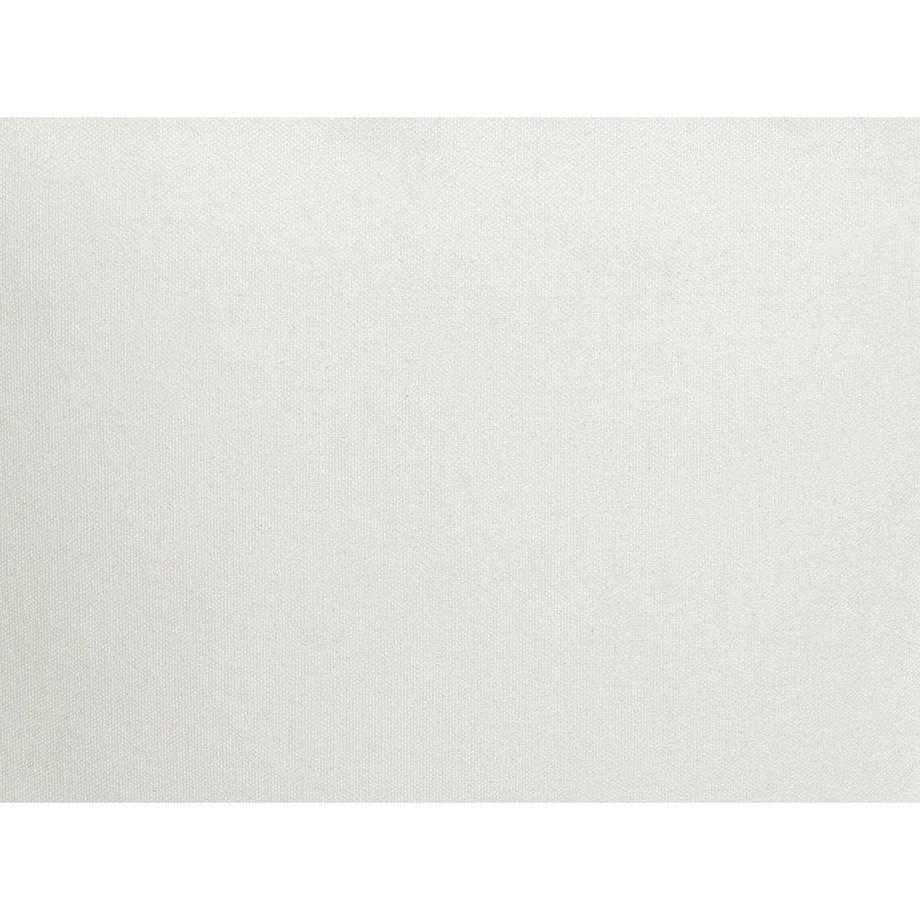 Vente-unique Hocker - Baumwolle - Weiß - OURIKA  