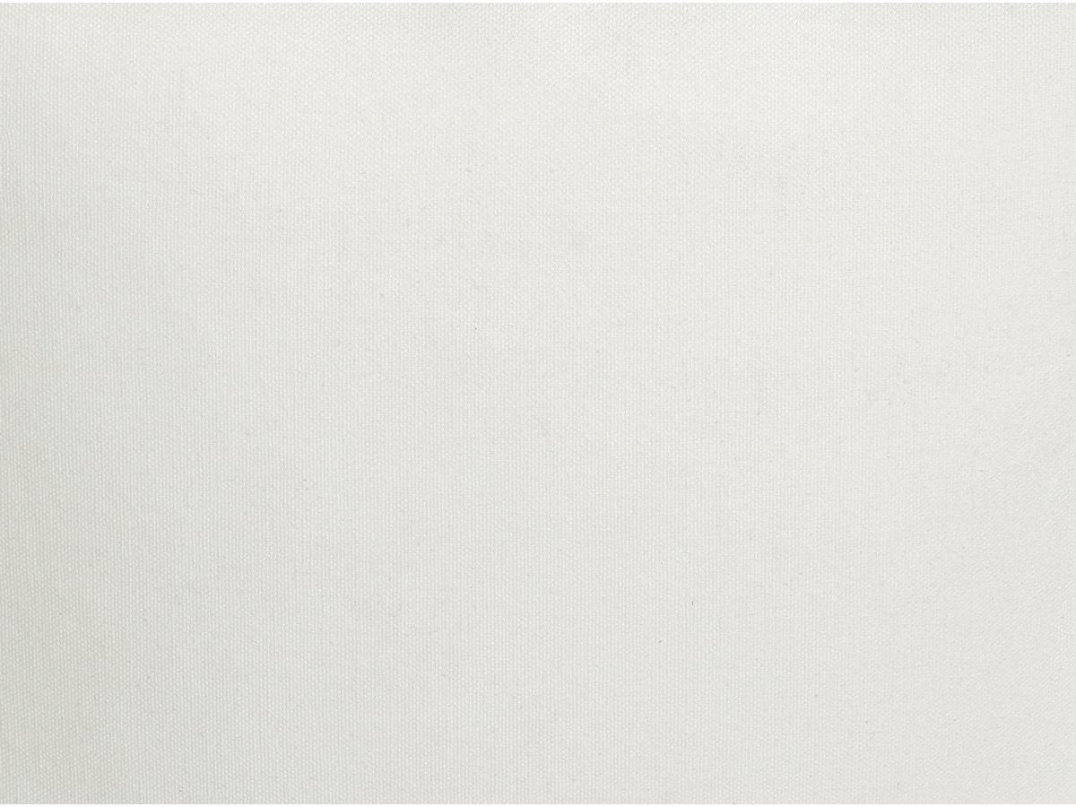 Vente-unique Pouf en coton blanc OURIKA  