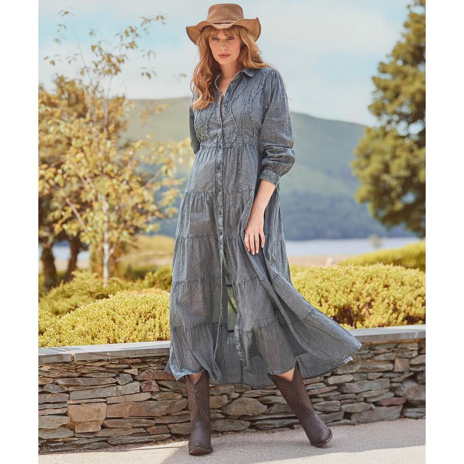 Joe Browns Besticktes Boho Hemdblusenkleid  