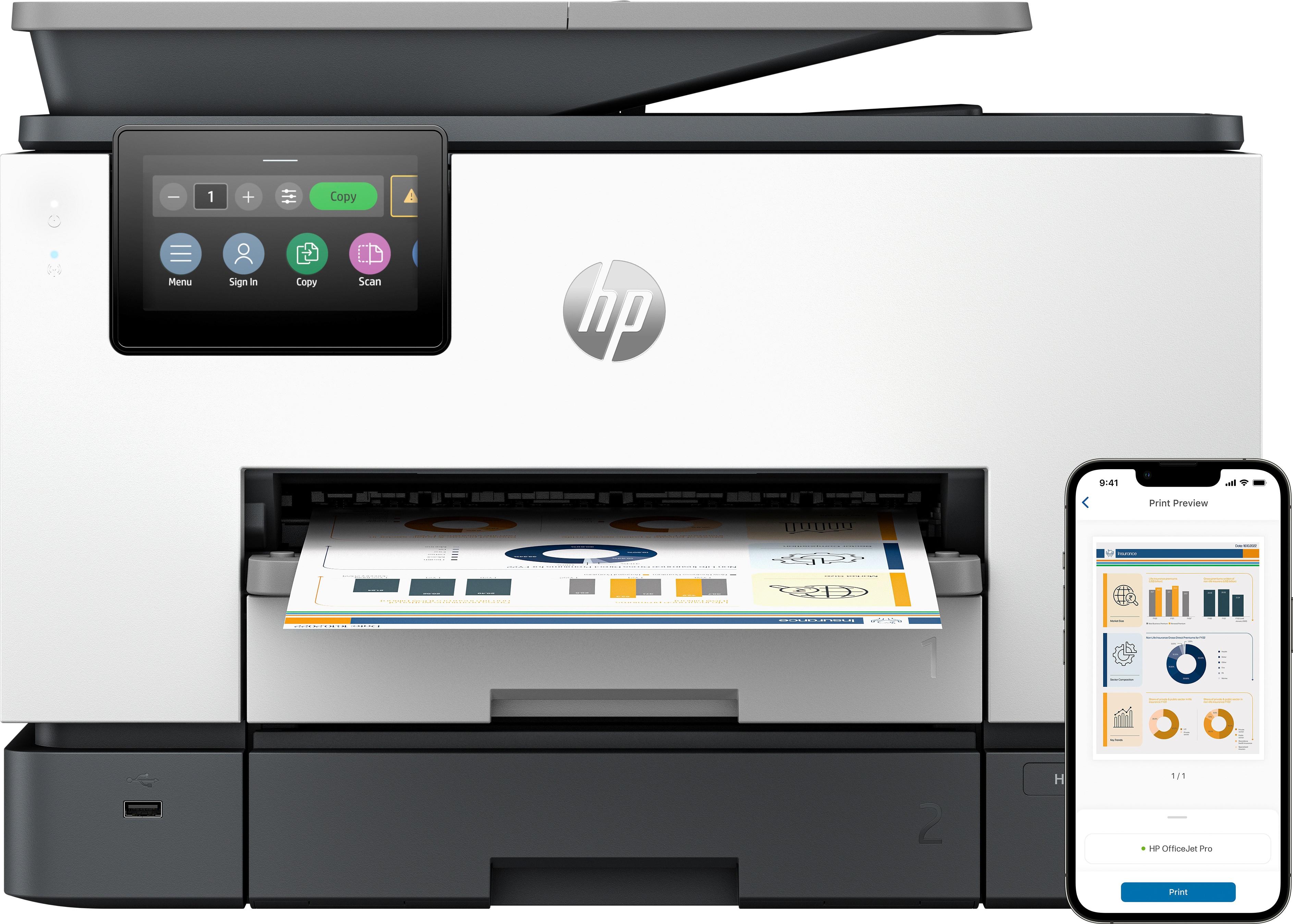 Hewlett-Packard  HP OfficeJet Pro 9130b All-in-One Drucker 