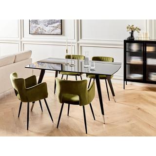 Beliani Table de repas en MDF Moderne MOSSLE  