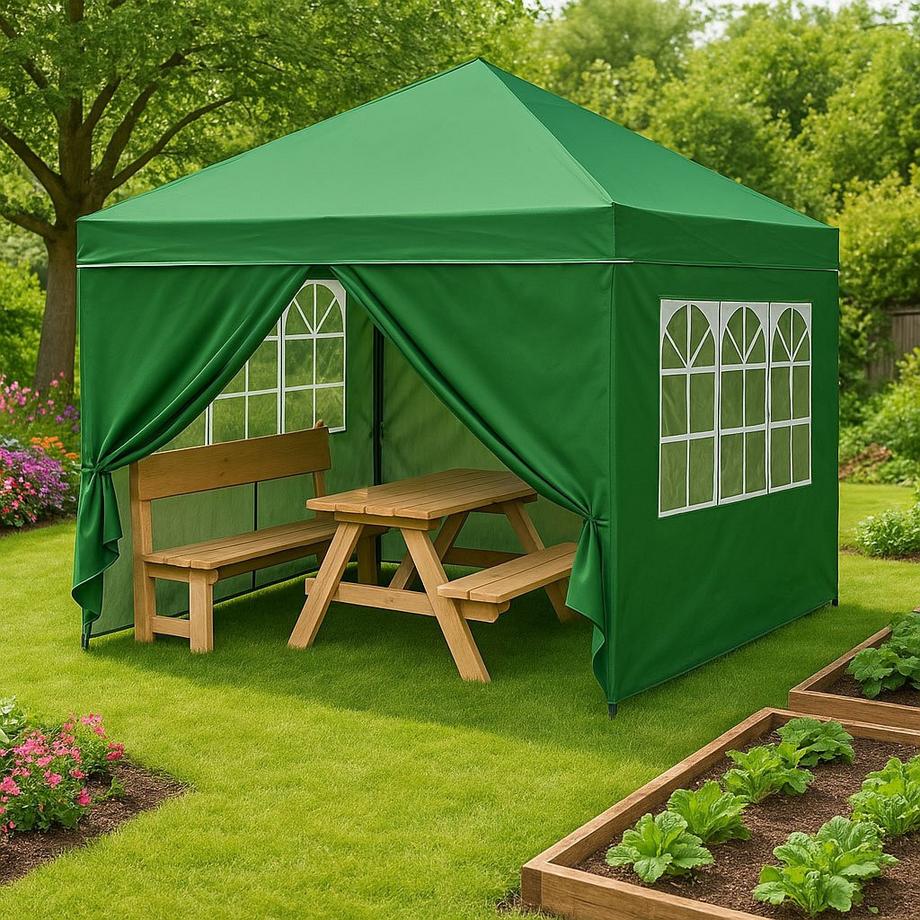 Northio Tenda da giardino pop-up con 4 pareti laterali MultiGarden  