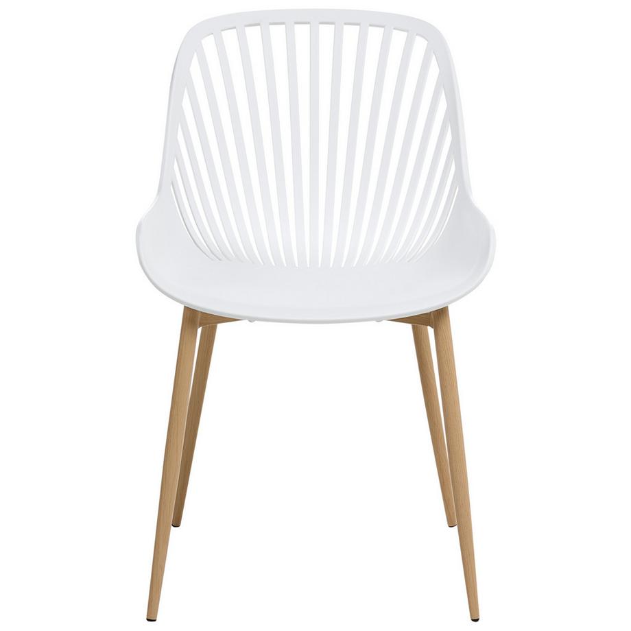 Beliani Lot de 4 chaises de salle à manger en Matière synthétique  KLEVE  