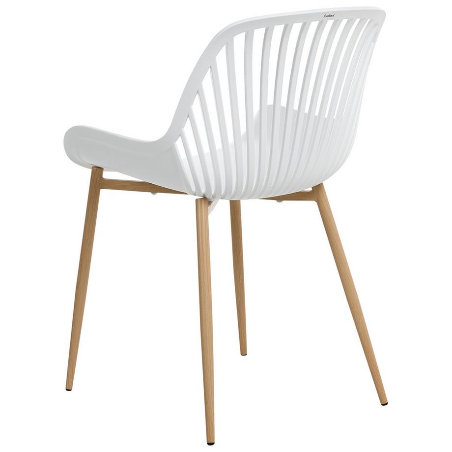 Beliani Lot de 4 chaises de salle à manger en Matière synthétique  KLEVE  