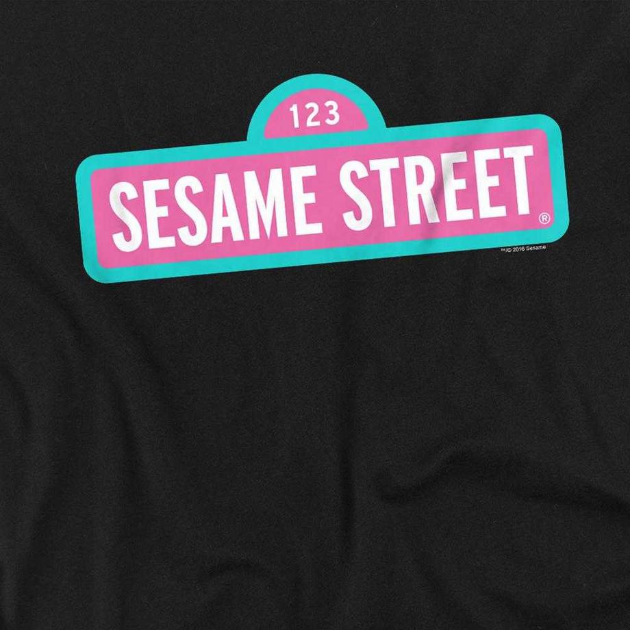 Sesame Street T-Shirt Manches Longues avec Motif Logo  