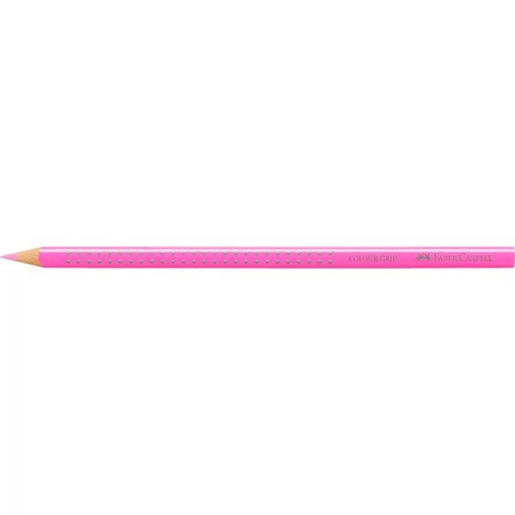 FABER-CASTELL Farbstift Colour Grip 112414 neon pink