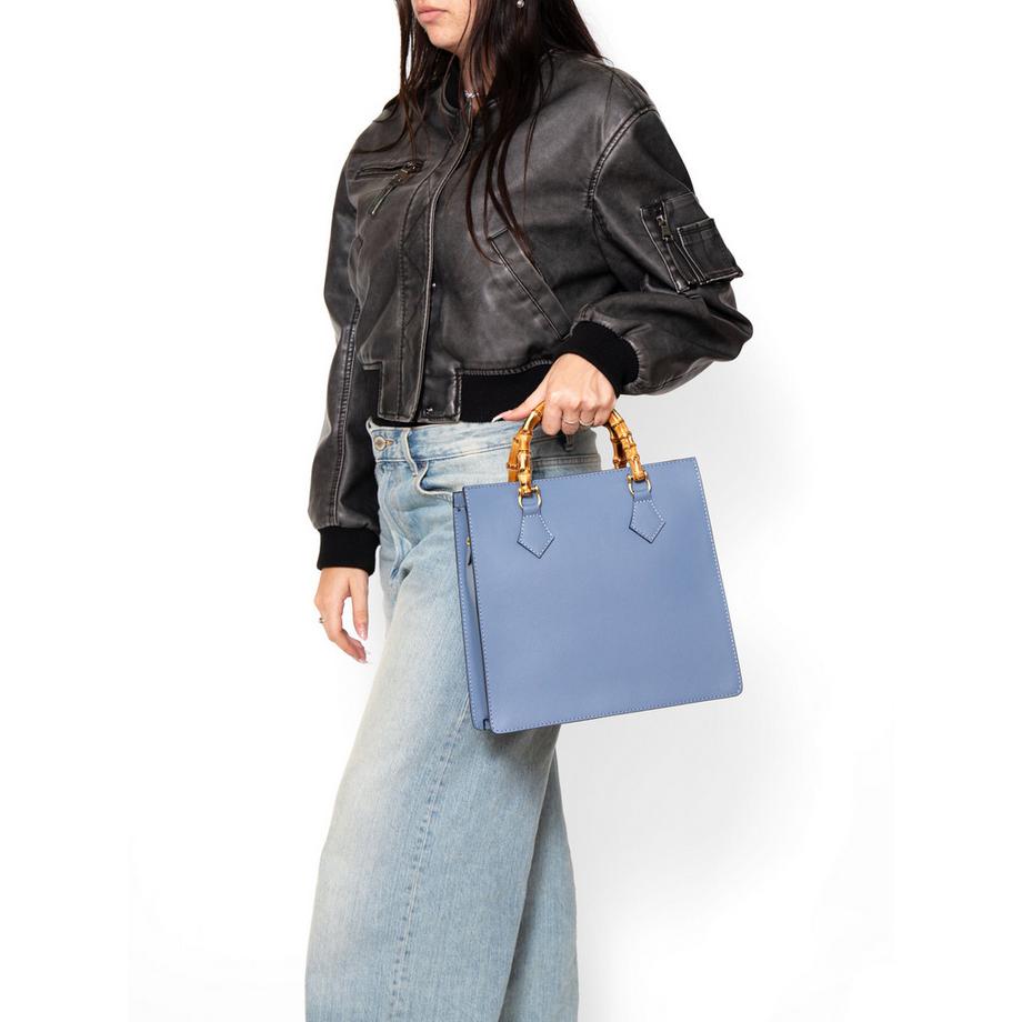 Gave Lux Handtasche mit Bambusgriff  