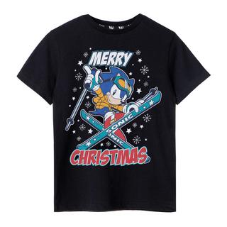 Sonic The Hedgehog  Tshirt MERRY CHRISTMAS 