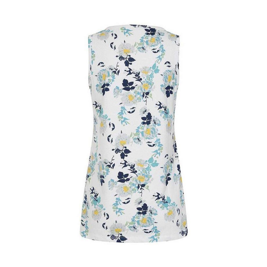 Lazy Jacks Fleur Top Sans Manches à Motif Floral  