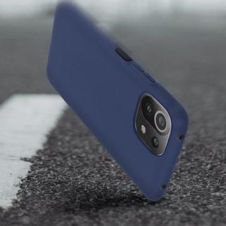 Avizar  Coque Xiaomi Mi 11 Lite Mat Bleu Nuit 