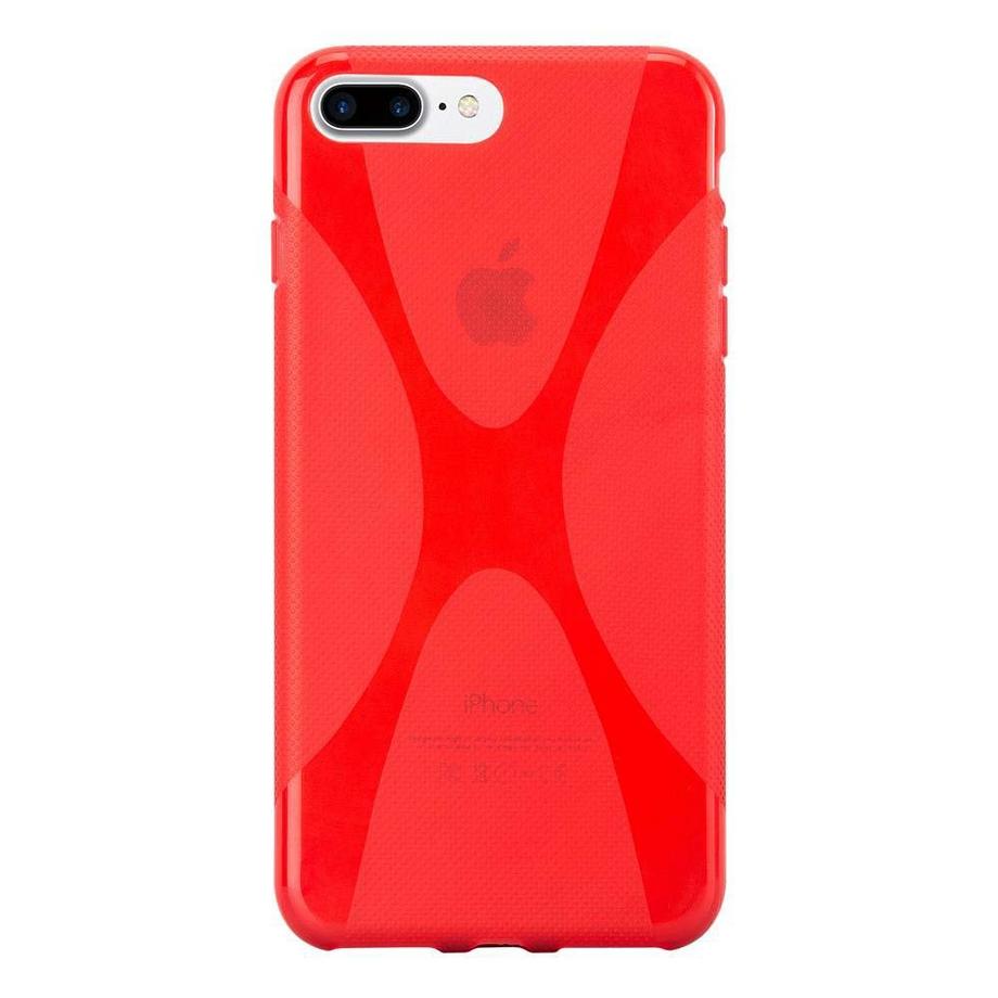 Cadorabo  Housse compatible avec Apple iPhone 7 PLUS / 7S PLUS / 8 PLUS - Coque de protection en silicone TPU flexible au design X-Line 