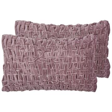 Lot de 2 coussins en Velours Moderne CHIRITA