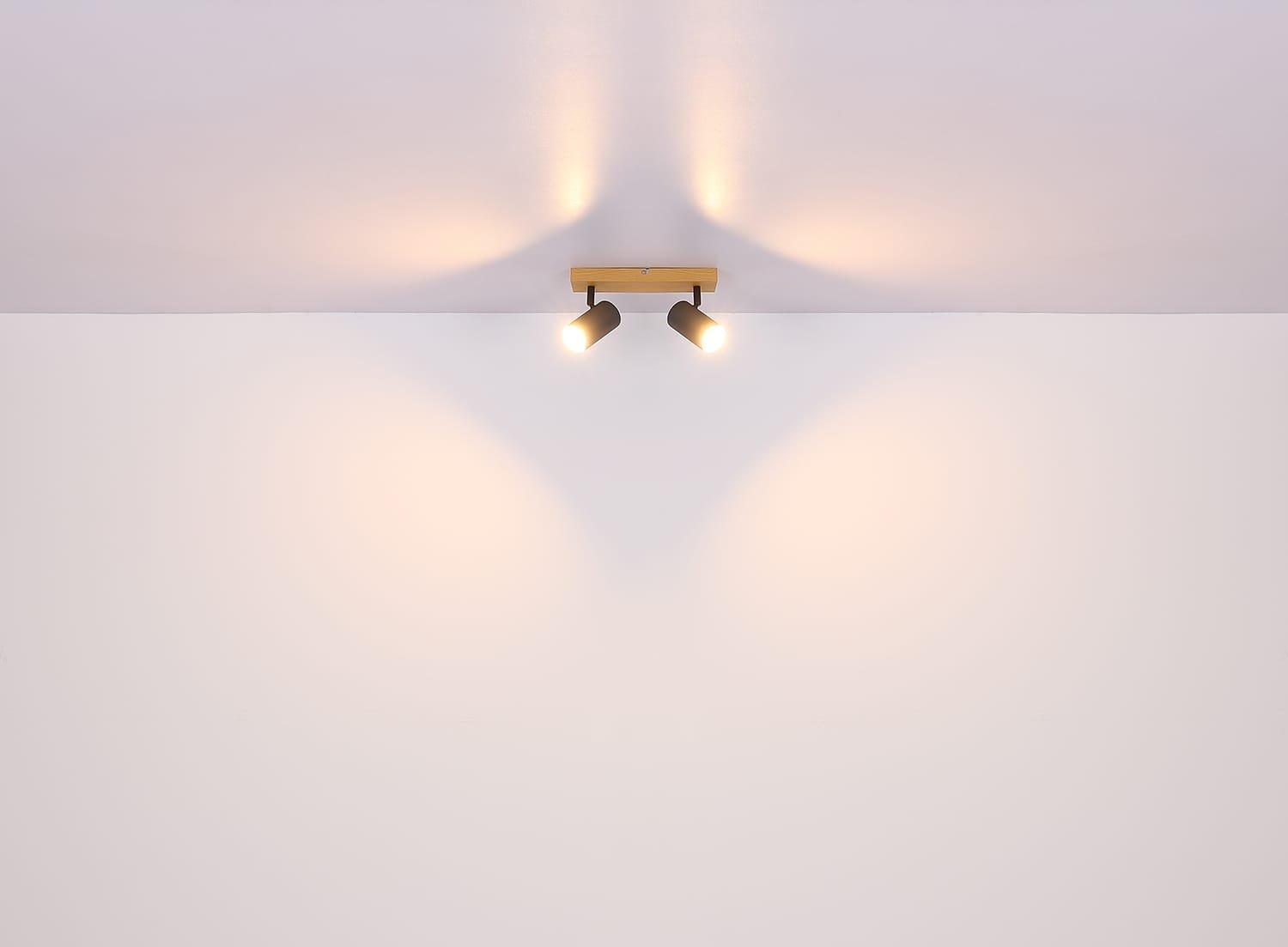 mutoni Applique Robby métal graphite foncé 1xGU10  