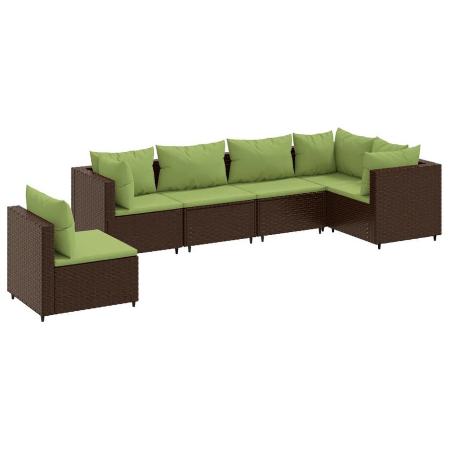 set salotto da giardino Polirattan
