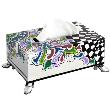 Toms Drag Toms Drag Boîte de mouchoirs Silver Line  