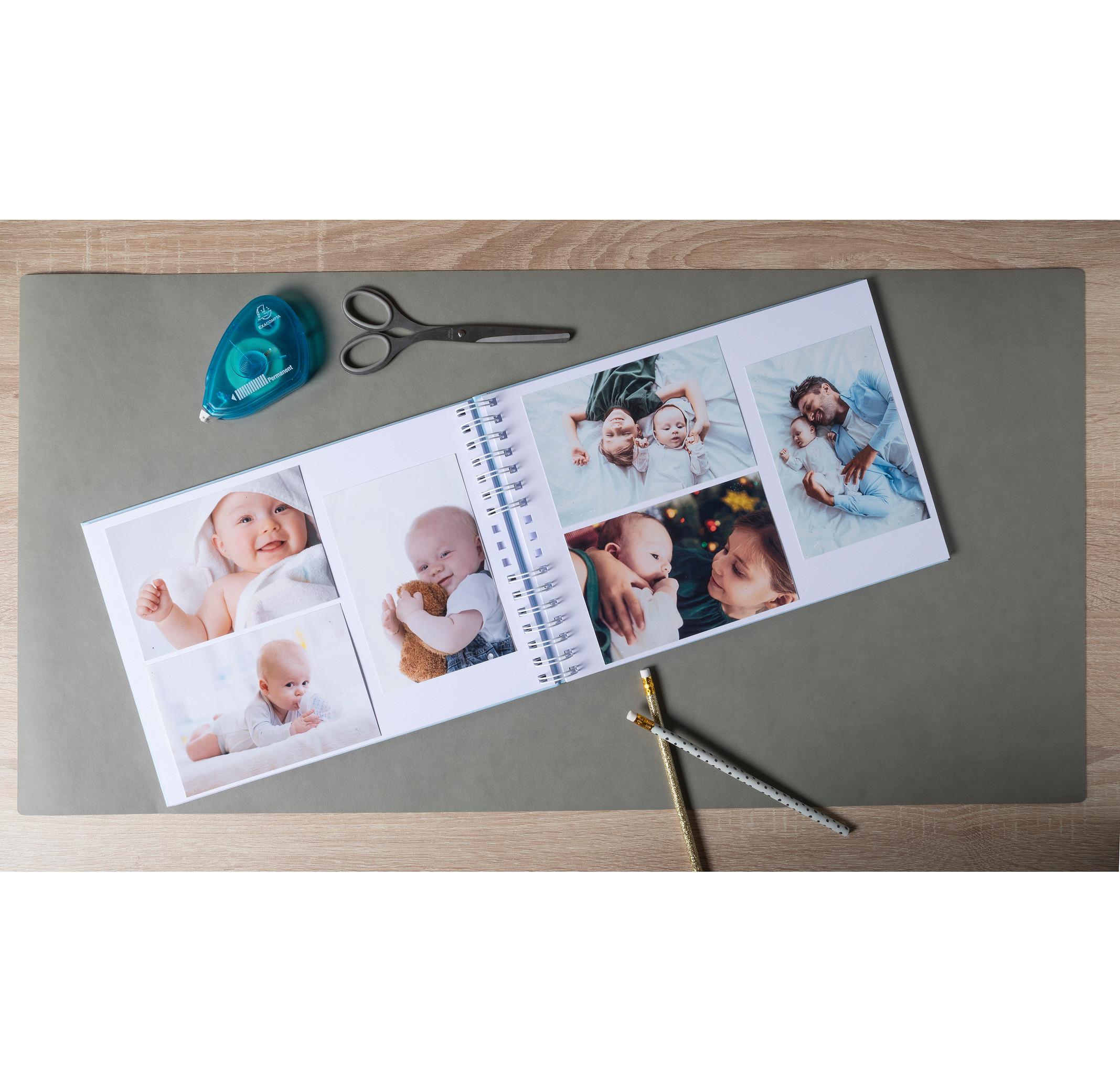 Exacompta Spiralbum für Kinder-/Babyfotos, 50 Seiten, 32x22cm, Sweet Faune  