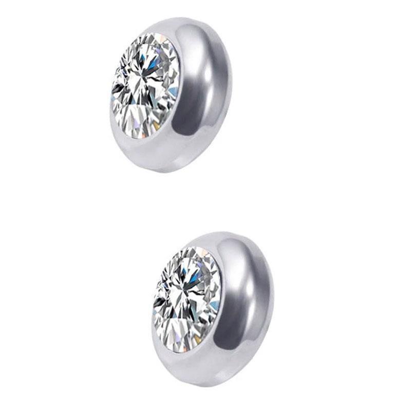 B2X  Orecchini Biomagnetici per Dimagrire - Argento 