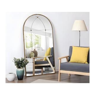 OZAIA Miroir fenêtre vintage en métal PALMYRE 0 Doré antique  