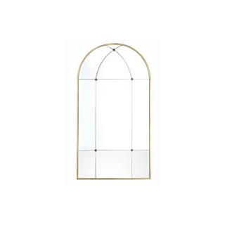 OZAIA Miroir fenêtre vintage en métal PALMYRE 0 Doré antique  