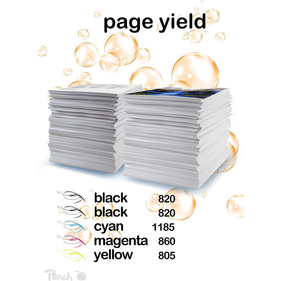 Peach  Tinte Brother LC-123 Multi-Pack-Plus C, M, Y, BK 