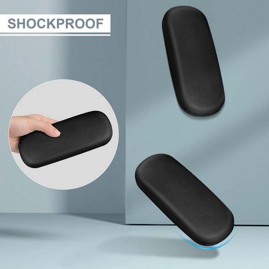 Only-bags.store Etui à lunettes portable à coque dure avec chiffon de nettoyage  