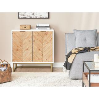 Beliani Armoire en MDF Scandinave ALASKA  