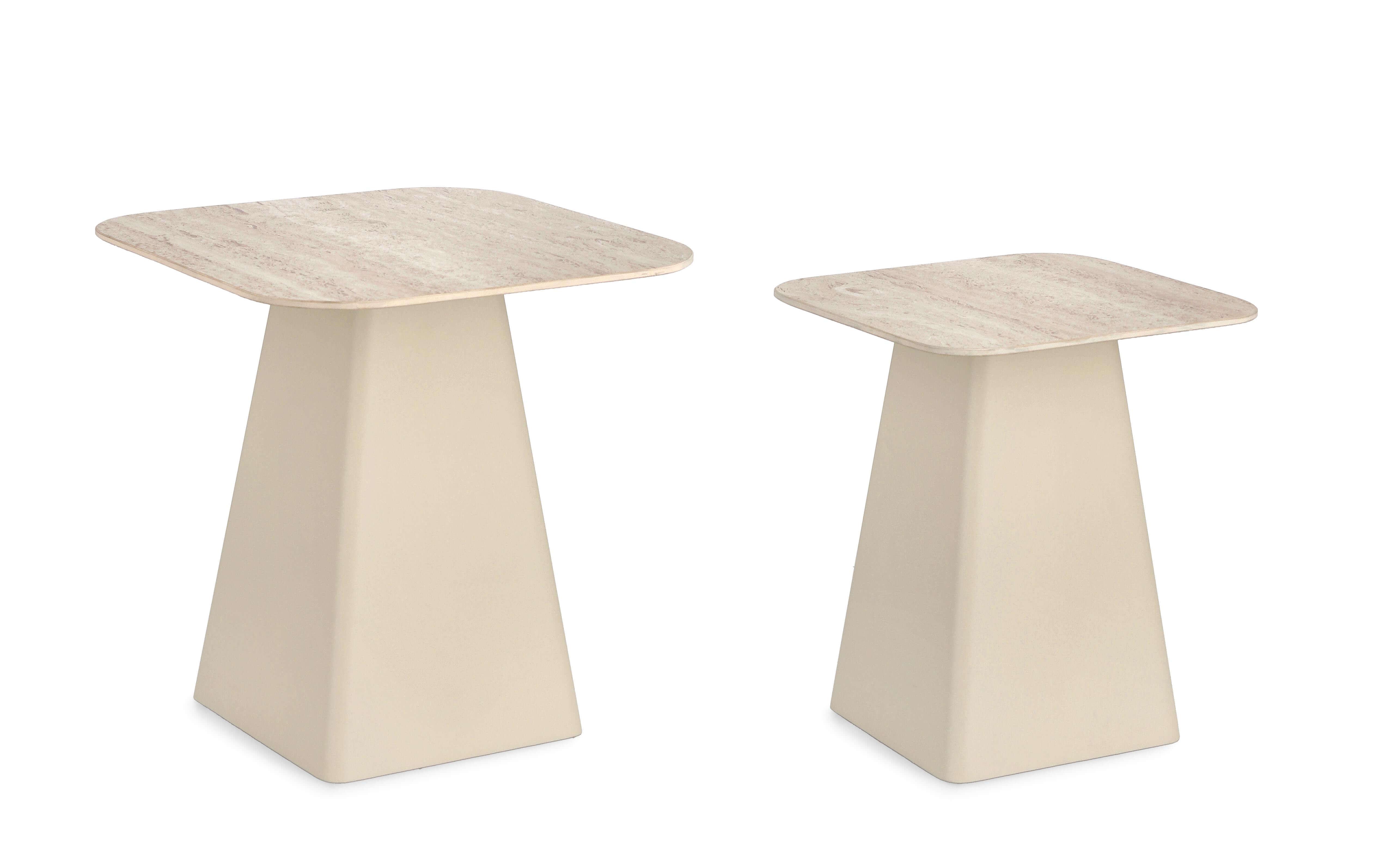 mutoni Table basse Hardy (lot de 2)  