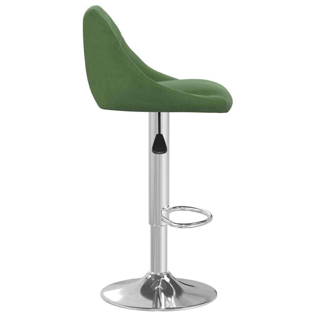 VidaXL Tabouret de bar velours  