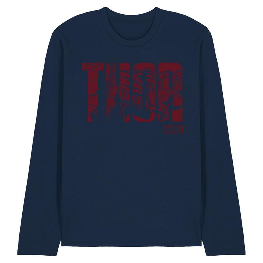 T-ShirtManches Longues Motif Thor Motiftyle Texte