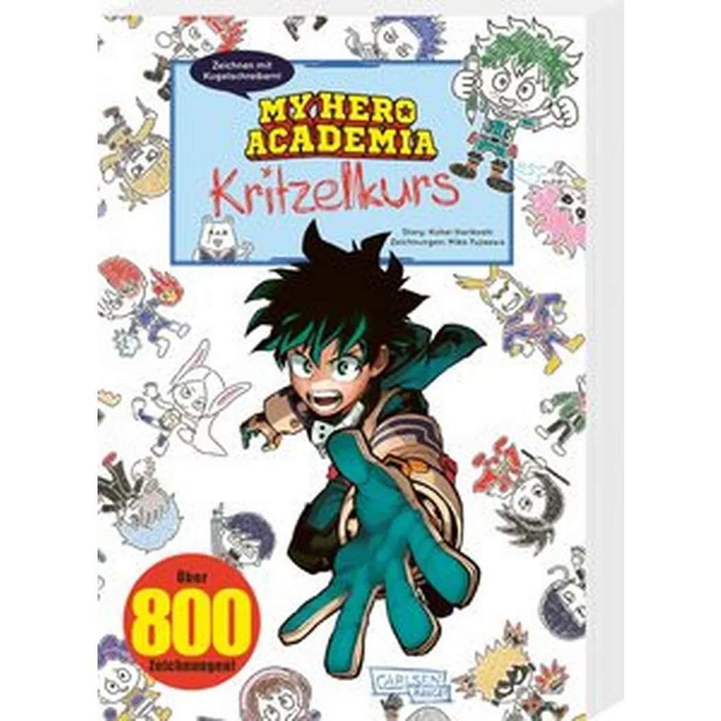 Carlsen Verlag - My Hero Academia Kritzelkurs, Horikoshi, Kohei/ Fujisawa, Mika/ Bockel, Antje (Übersetzung), Multicolor
