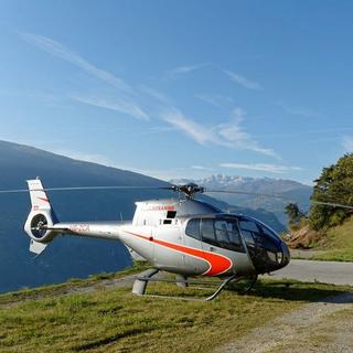 Geschenkidee  Helikopterflug & Fondue (für 4 Personen) 