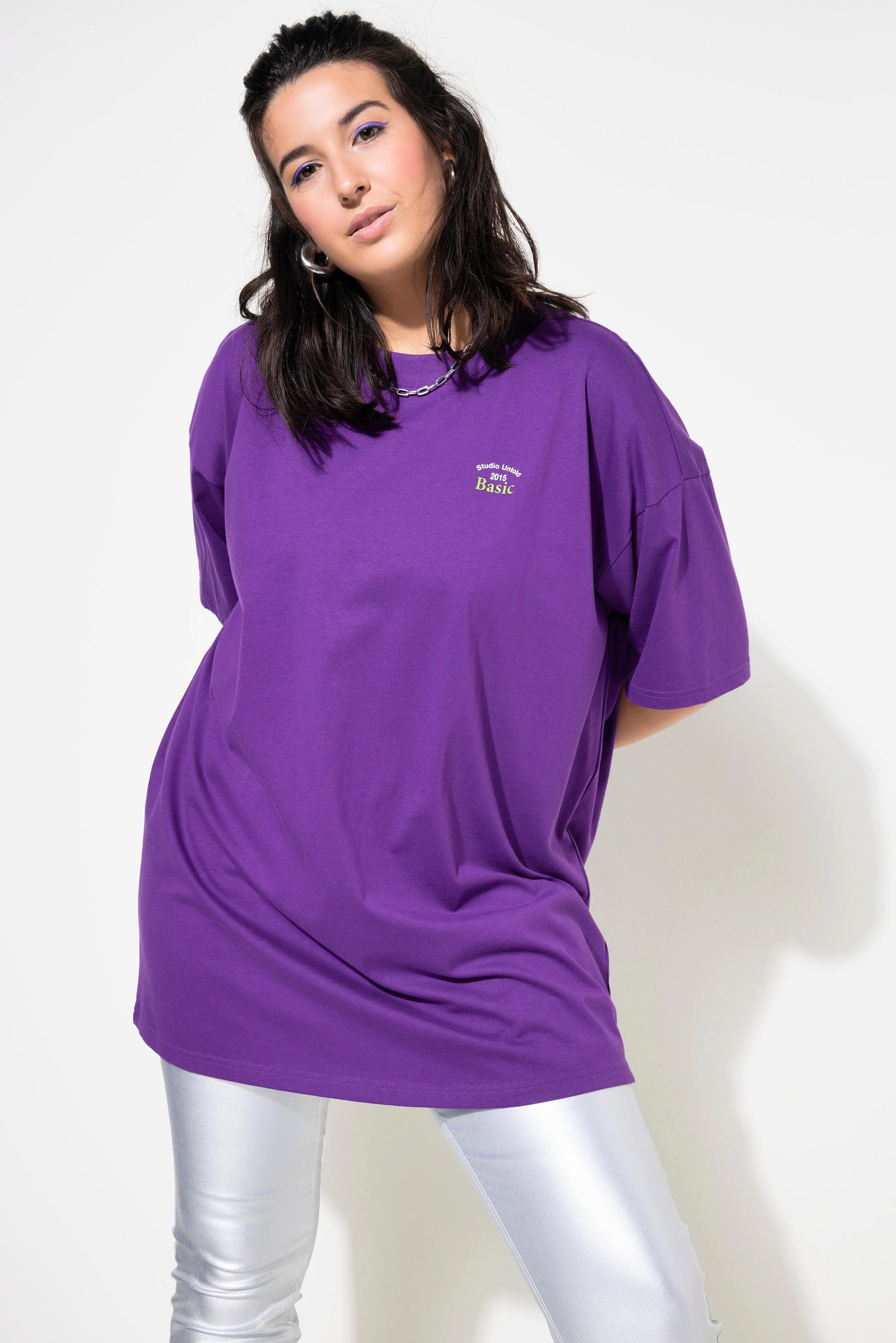 Studio Untold  T-shirt oversized à imprimé dans le dos. Col rond et manches courtes. 