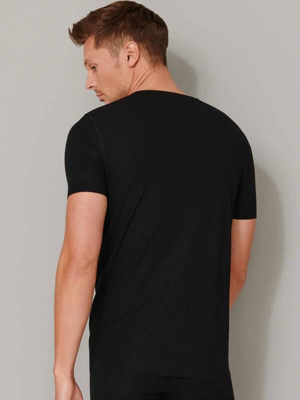 Schiesser T-shirt scollo a V taglio laser  