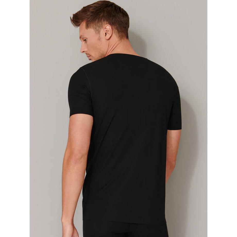 Schiesser T-shirt col V Laser Cut  