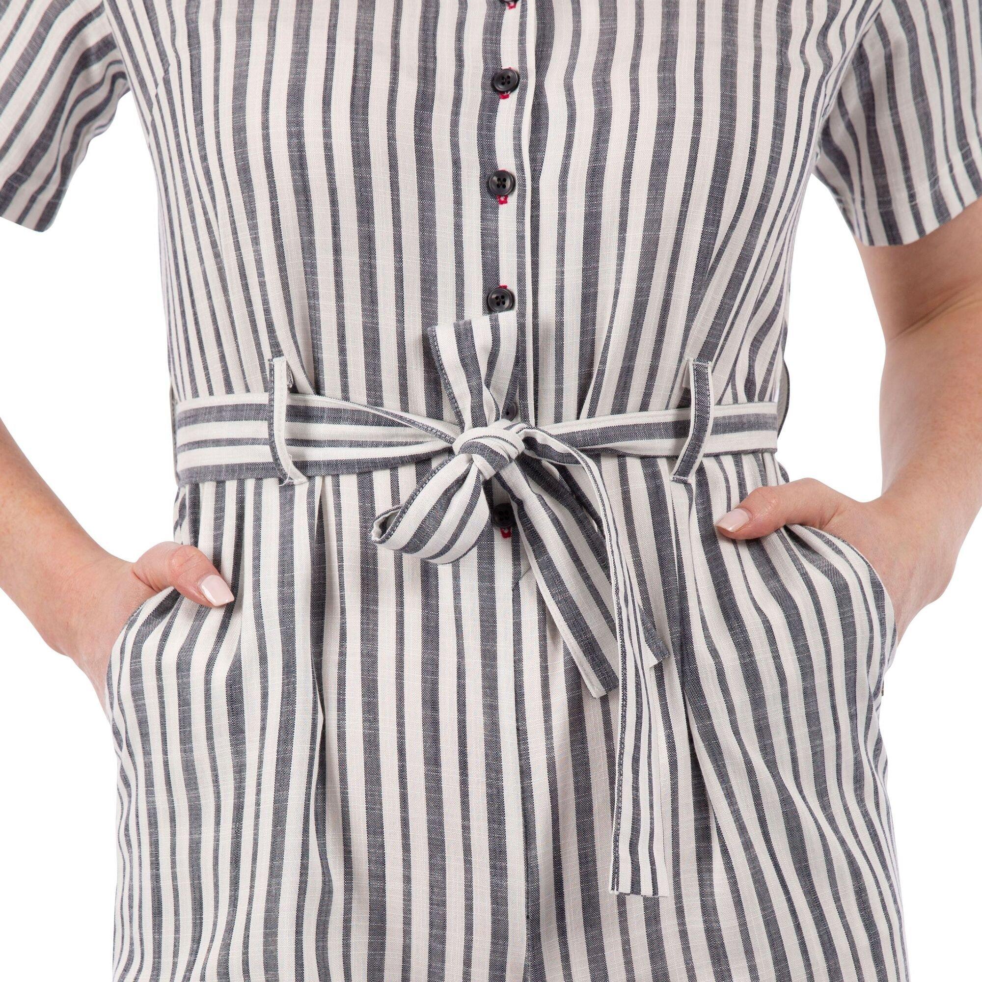 Trespass Ariya Combinaison Rayée Manches Courtes  