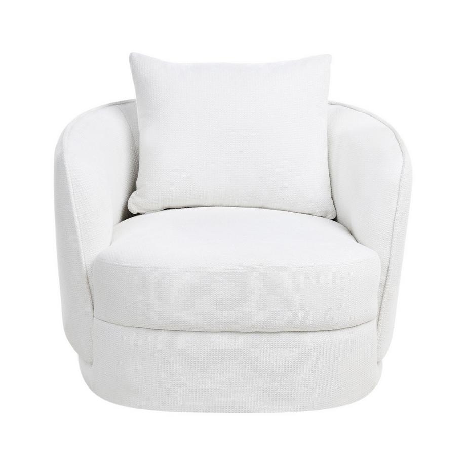 Beliani Drehsessel aus Stoff Retro ANDALEN  