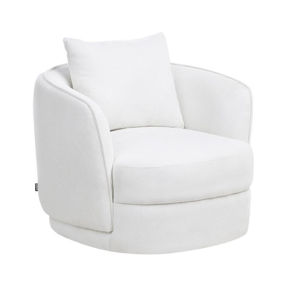 Beliani Drehsessel aus Stoff Retro ANDALEN  