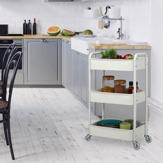 Northix Carrello con 3 ripiani  