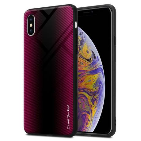 Cadorabo  Hülle für Apple iPhone XS MAX Streifen Optik 