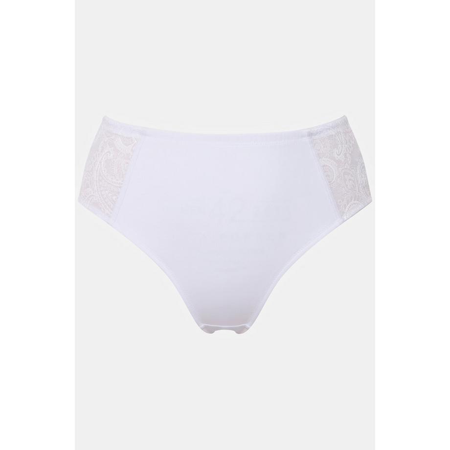 Ulla Popken Culotte gainante Jacquard Dentelle Coupe Midi  