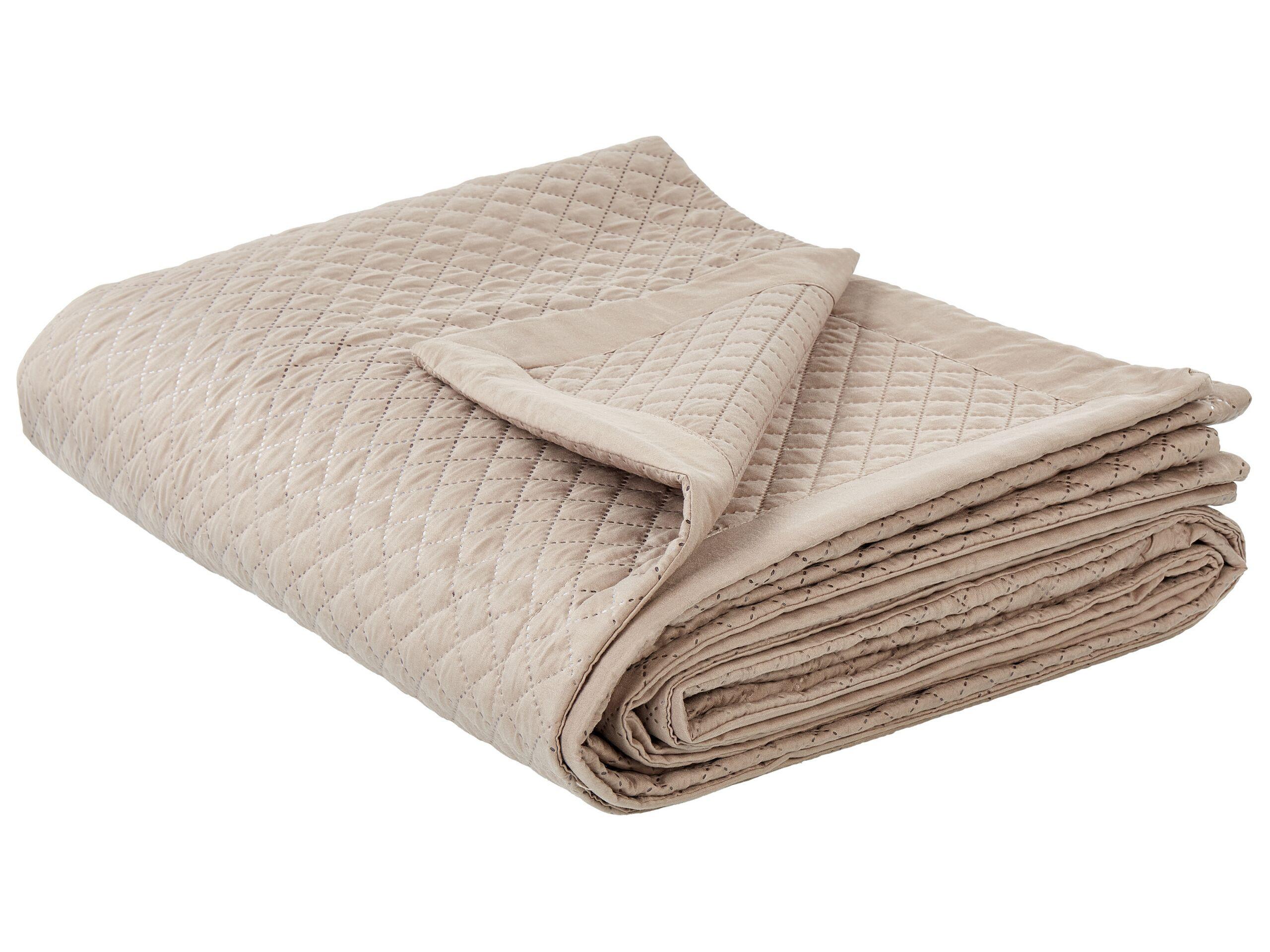 Beliani Couvre-lits en Polyester NAPE  