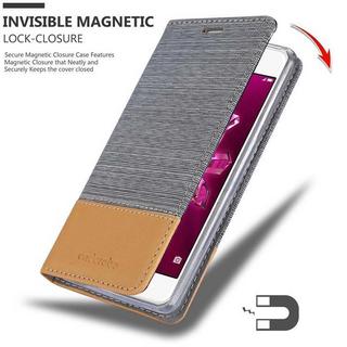 Cadorabo  Housse compatible avec Huawei Enjoy 7 - Coque de protection avec fermeture magnétique, fonction de support et compartiment pour carte 